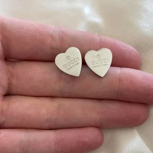 Gucci heart earrings